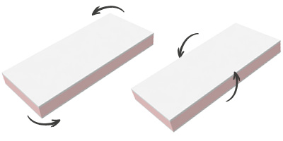 Reversible mattress