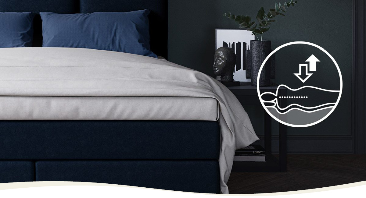 The adjustable hip zone – designed to improve your sleep