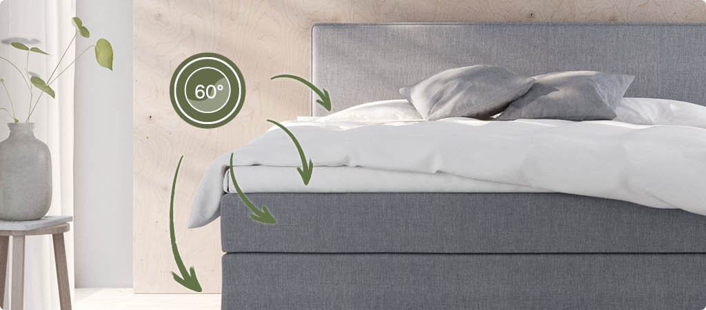 This is why it is important to wash your bed textiles